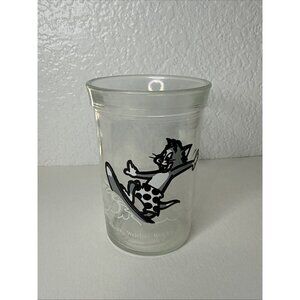 Welch's Jelly Jar Juice Glass Tom & Jerry Surfing the Waves 1990 Vintage